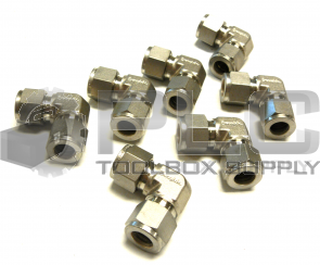 NEW LOT OF 7 SWAGELOK 1/2" 90 DEGREE FITTING 