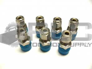 NEW LOT OF 7 SWAGELOK SS-400-1-6 MALE CONNECTOR 1/4"
