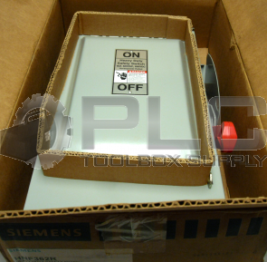 NEW IN BOX SIEMENS HNF362R HEAVY DUTY SAFETY SWITCH 3P 60A 600V-600VDC TYPE VBII