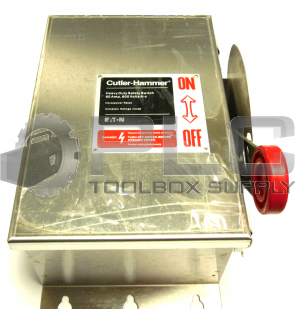 NEW CUTLER-HAMMER DH362UWK HEAVY DUTY SAFETY SWITCH 60A 600V 3 POLE NON FUSIBLE
