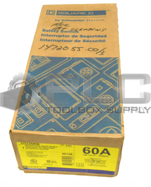 NEW SQUARE D D322NRB GENERAL DUTY SAFETY SWITCH