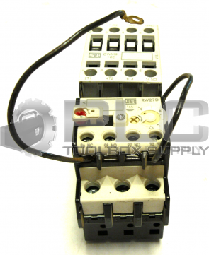 WEG CWM9 & RW27D  REVERSING CONTACTOR 120V COIL W/1.2-1.8 OVERLOAD RELAY