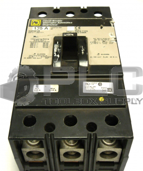 SQUARE D KAP36125 CIRCUIT BREAKER 600V-250V 125 AMP 3 POLE