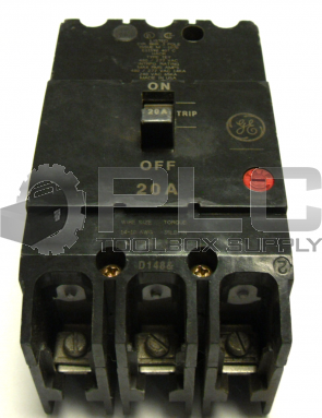 NEW GE E11592 CIRCUIT BREAKER 3 POLE 20 AMP HID HACR TYPE TEY