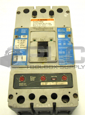 WESTINGHOUSE KD3400F CIRCUIT BREAKER SERIES C W/KT3400T TRIP UNIT