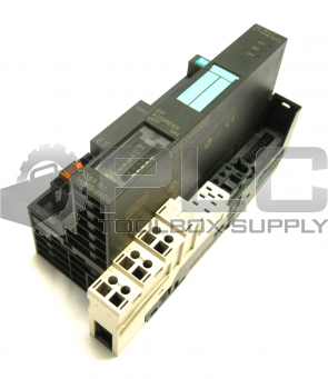 SIEMENS 6ES7 151-1AA05-0AB0  INTERFACE MODULE WITH 6ES7 138-4CA01-0AA0 MODULE 