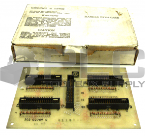 GIDDINGS & LEWIS 502-02769-00 DIODE BOARD