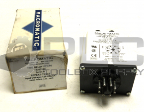 NEW MACROMATIC TR-63122 TIMING RELAY 