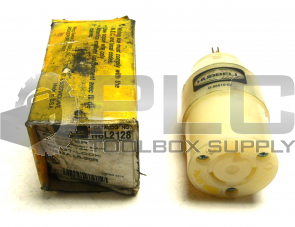 NEW HUBBELL HBL2128  TWIST LOCK PLUG 