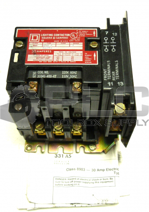 NEW SQUARE D 8903SM04 LIGHTING CONTACTOR SERIES A 30 AMP 8903 SM04