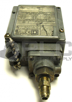 SQUARE D 9012 GBW-1 PRESSURE SWITCH 480VAC 10AMP G OPTION 9012GBW1 SER C