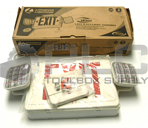 LITHONIA LIGHTING ECR LED HO M6 LED EXIT/UNIT COMBO 