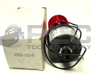 NEW IN BOX TOMAR 495S-120-R RED STROBE 495S120R
