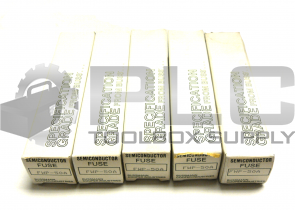 NEW BOX OF 5 BUSSMAN FWP-50A FUSE 