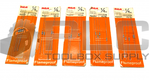 NEW LOT OF 5 PACKS OF 4 RCA 829151 RESISTOR 1/4W 510 OHMS 2% TOL.