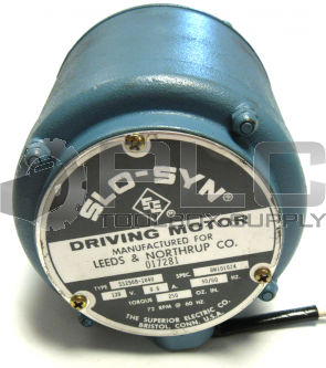 SUPERIOR ELECTRIC SS250B-1040 DIVING MOTOR 120V/0.6A/50/60HZ SLO-SYN