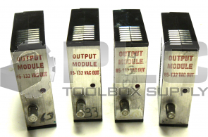 LOT OF 4 TEXAS INSTRUMENTS 5MT12-4OAL OUTPUT MODULE