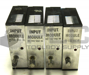 LOT OF 4 TEXAS INSTRUMENTS 5MT11-A05L INPUT MODULE85-132 VAC IN
