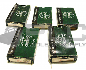 NEW 5 BOXES OF 10 CLAROSTAT VC10F RESISTOR 10 WATT 100 OHM (50 TOTAL)