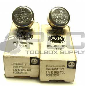 NEW LOT OF 2 ALLEN BRADLEY RV4LAYSA152A POTENTIOMETER 1.5K 10% TOL 
