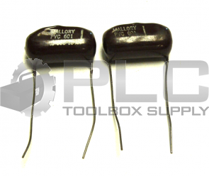 LOT OF 2 NEW MALLORY PVC 601 CAPACITOR 1-600V