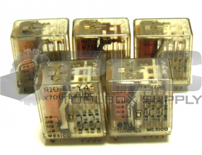 LOT OF 5 POTTER & BRUMFIELD R10-E1-Y4-V700 RELAY 24VDC