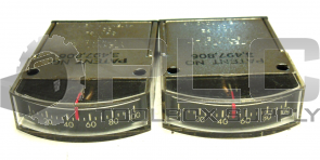 NEW LOT OF 2 INTERNATIONAL INSTRUMENT 0-100 MICRO-AMPS PANEL METER