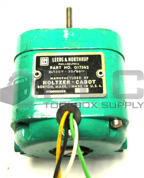 LEEDS  NORTHRUP 017342 MOTOR 25/120V-50/60HZ