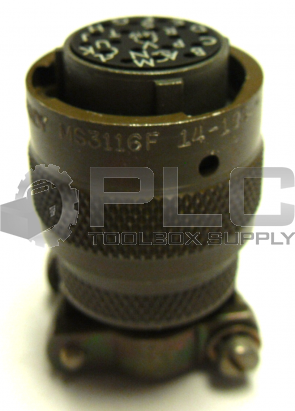NEW BURNDY MS3116F CONNECTOR 14-19S