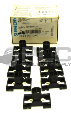 NEW LOT OF 9 SIEMENS 3SB3 901-OAC SWITCH ADAPTER