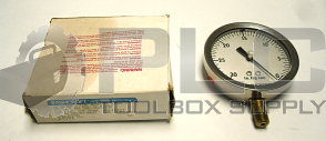 NEW ASHCROFT 35 1009 AW 02L 30/0IMV GAUGE 3 1/2" 0-30 in. hg vac
