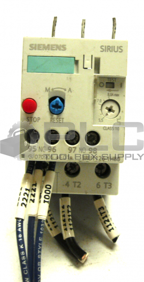 SIEMENS 3RU1126-1HB0 SIRIUS OVERLOAD RELAY 