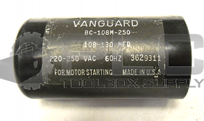 NEW VANGUARD BC-108M-250 START CAPACITOR 