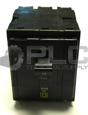 NEW SQUARE D QO315 CIRCUIT BREAKER 15AMP 3 POLE