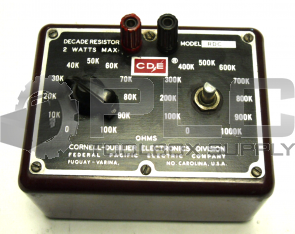 CORNELL-DUBILIER MODEL RDC DECADE RESISTOR 