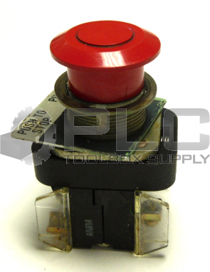 ALLEN BRADLEY 800T-FX A1 RED PUSH PULL E-STOP SWITCH SER T