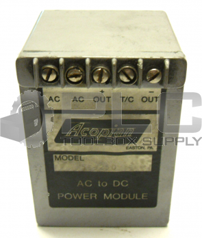 ACOPIAN 5EB250 AC TO DC POWER MODULE
