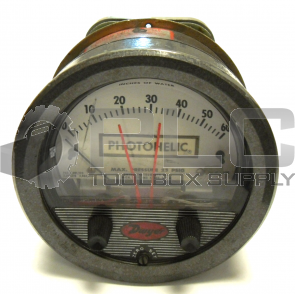 DWYER 3060C PHOTOHELIC GAUGE 0-60 MAX PRESSURE 25 PSIG
