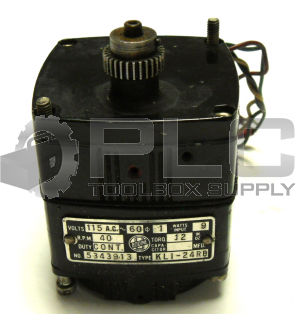 BODINE KLI-24RB MOTOR VOLTS-115 9 WATTS 40 RPM 12 TORQ DUTY CONT 5343913