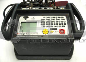 MEGGER DLRO 200-115 DIGITAL LOW RESISTANCE OHMMETER 200A FILTERED OUTPUT 