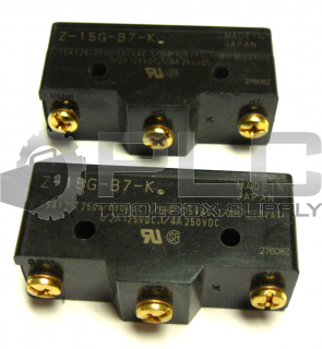LOT OF 2 NEW  OMRON Z-15G-B7-K LIMIT SWITCH