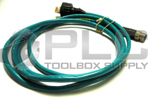 NEW WOODHEAD E51A06002M020 4P MALE TO ETHERNET CORD END BRAD HARRISON