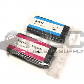 NEW 951XL MAGENTA AND 951XL CYAN INKJET