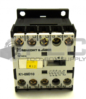 NEW BENEDIKT & JAGER K1-09D10 CONTACTOR 3 POLE
