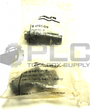 NEW LOT OF 2 SEALED TURCK B4151-0/9 PLUG AND RECEPTACLE FEMALE U6417