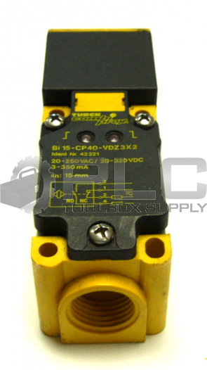 NEW TURCK BI15-CP40-VDZ3X2 COMBI PROXIMITY SWITCH 20-250VAC/20-320VDC