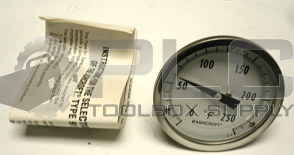 NEW ASHCROFT 30 E160 R 025 0/250 3'' BIMETAL THERMOMETER 
