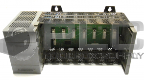 ALLEN BRADLEY 1746-A7 SLC 500 7-SLOT RACK SER B W/1746-P2 POWER SUPPLY SER C