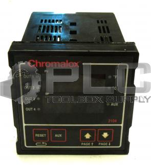 CHROMALOX 2104-SR100 TEMPERATURE CONTROLLER 100/240VAC 15VA 4OUT