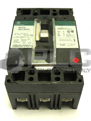GE TED134060V INDUSTRIAL CIRCUIT BREAKER 60AMP 480 VAC 3 POLE